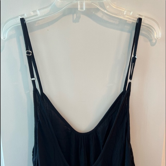 Elan Cover-Up Slip Sleeveless Scoop Neck Mini Dress Black Size L - Picture 8 of 15